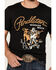Image #3 - Pendleton Men's Steer Rodeo Short Sleeve Graphic T-Shirt , Charcoal, hi-res