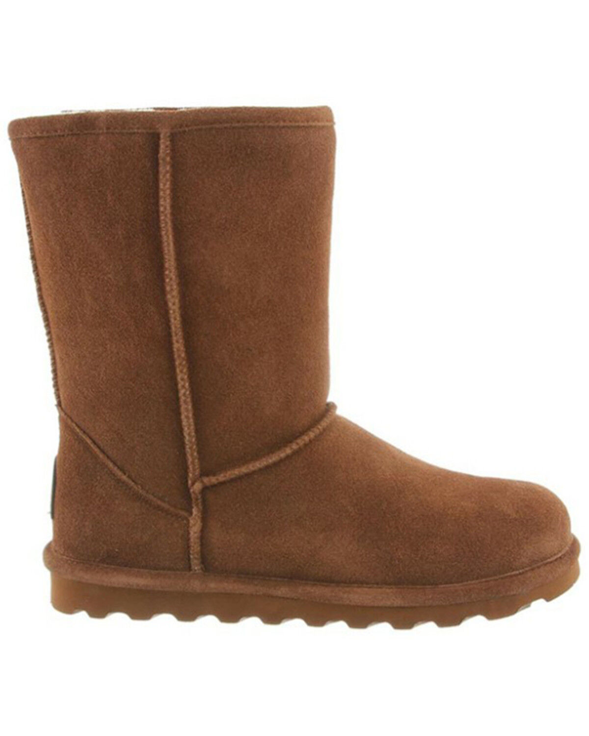 Image #2 - Bearpaw Women's Elle Short Boots - Round Toe, Brown, hi-res
