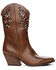 Image #2 - Golo Shoes Women's Yosemite Western Boots - Snip Toe, Cognac, hi-res
