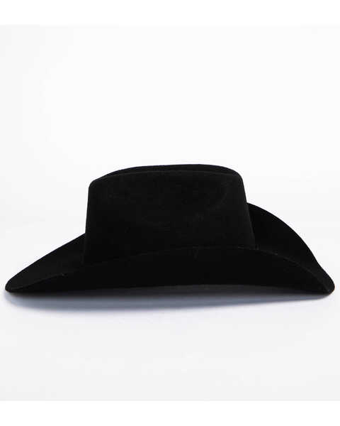 Image #5 - Cody James Boys' 3X Wool Buckle Hat, Black, hi-res