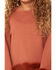 Image #3 - Hayden LA Girls' Fur Trimmed Sweater , Rust Copper, hi-res