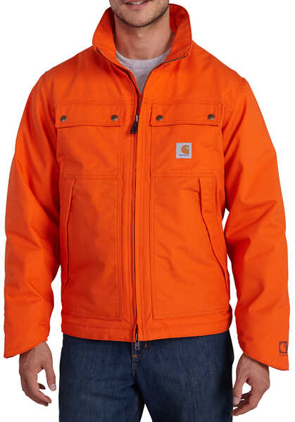 Image #2 - Carhartt Men's Quick Duck® Jefferson Traditional Work Jacket, , hi-res