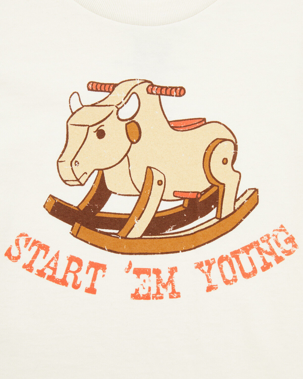 Image #2 - Cody James Toddler Boys' Start 'Em Young Short Sleeve Graphic T-Shirt, Cream, hi-res