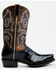 Dan Post Men's Eel Exotic Blue Western Boots - Square Toe , Multi, hi-res