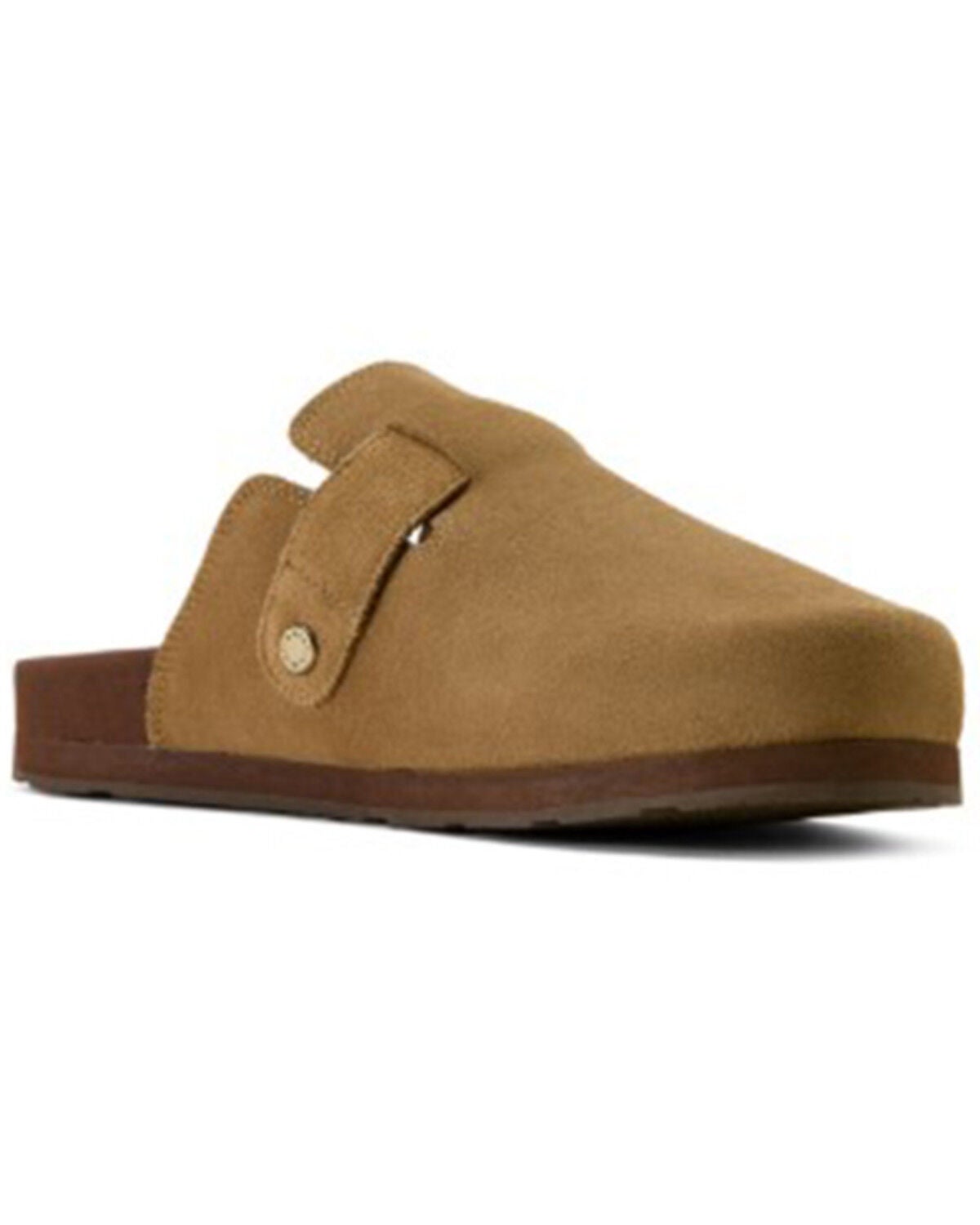 Image #2 - Ariat Men's Country Mule Suede Sandals, Brown, hi-res