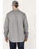 Image #4 - Hawx Men's FR Solid Long Sleeve Button-Down Woven Work Shirt - Big & Tall, Silver, hi-res