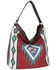Montana West Women's Southwestern Canvas Hobo Bag, Multi, hi-res