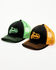 Image #1 - Justin Men's Assorted Embroidered Neon Logo Mesh Back Trucker Cap, Multi, hi-res
