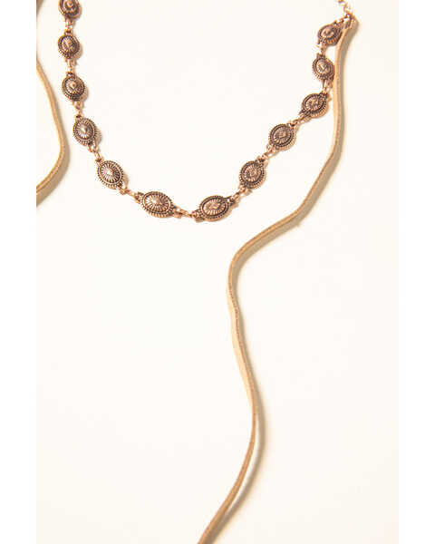 Image #2 - Shyanne Women's Desert Dreams Multi Layer Feather Jewelry Set, Rust Copper, hi-res