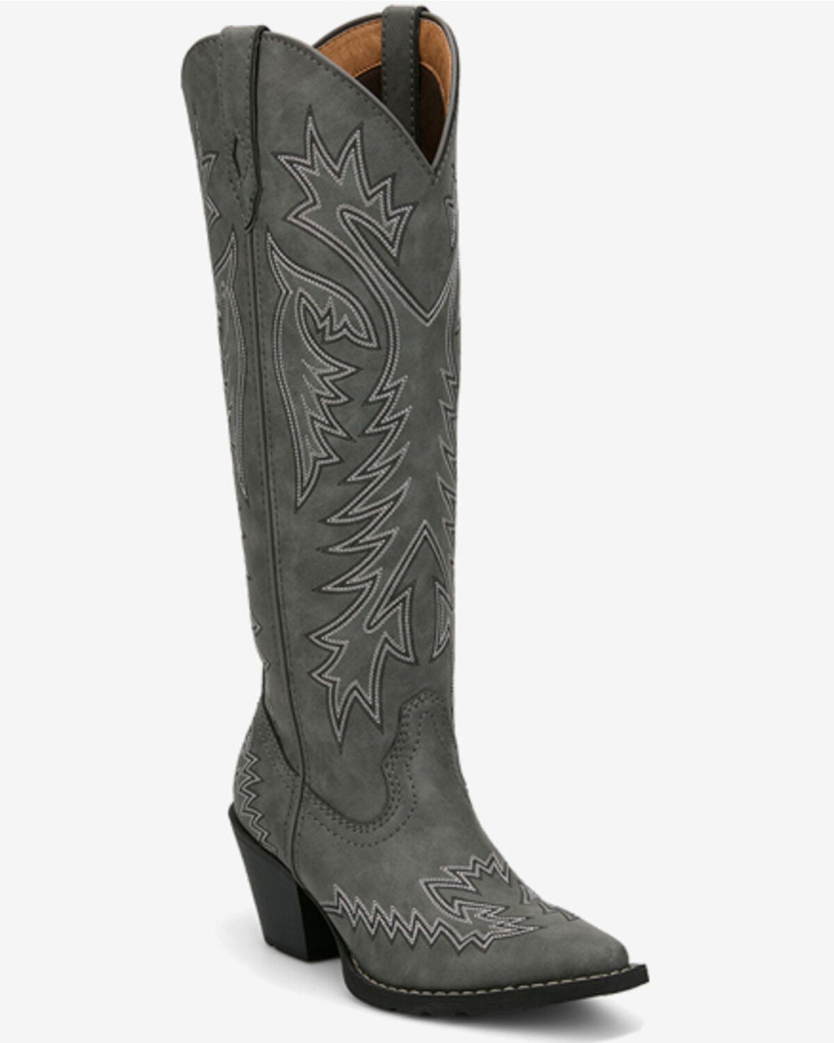 Justin Women's Paloma Western Boots - Snip Toe, Grey, hi-res
