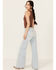 Image #3 - Wrangler Women's Light Wash Wanderer Mid Rise Flare Stretch Denim Jeans, Light Wash, hi-res