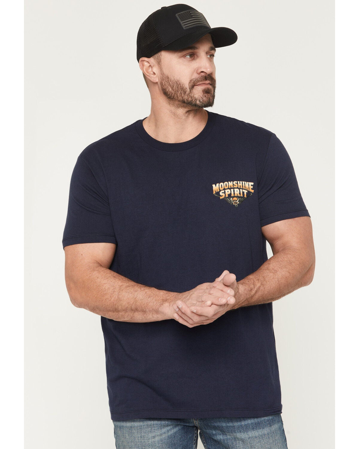 Image #2 - Moonshine Spirit&reg; Men's Tequila Served Here Short Sleeve Graphic T-Shirt, Navy, hi-res