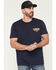 Image #2 - Moonshine Spirit&reg; Men's Tequila Served Here Short Sleeve Graphic T-Shirt, Navy, hi-res
