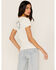 Shyanne Women's Keyhole Desert Graphic Tee, Ivory, hi-res