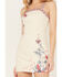 Shyanne Women's Americana Embroidered Denim Dress, White, hi-res