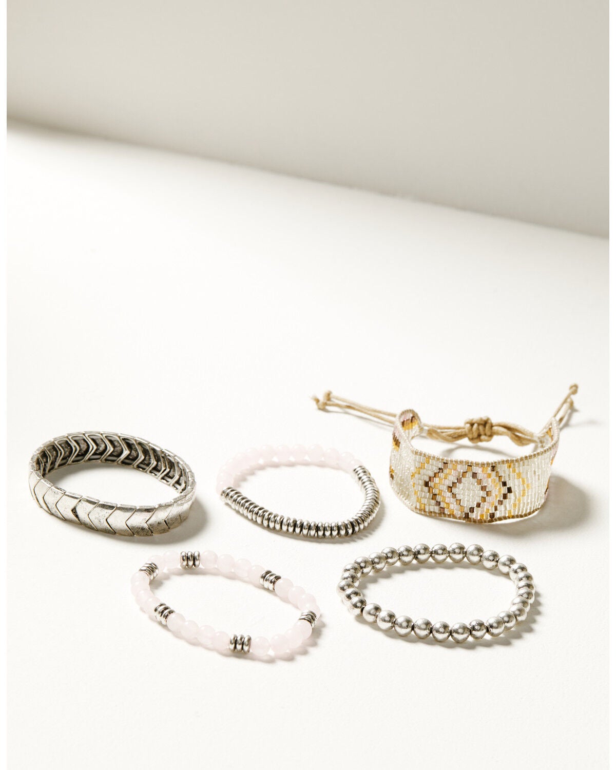 Shyanne Women's Moonbeam Mixed Bracelet Set, Silver, hi-res