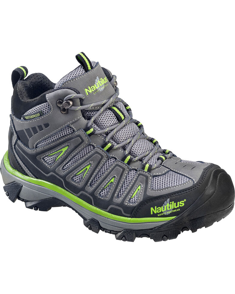 Nautilus Men's Lightweight Waterproof HIker Work Boots - Steel Toe ...