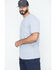 Carhartt Men's Loose Fit Heavyweight Logo Pocket Work T-Shirt - Big & Tall, Hthr Grey, hi-res