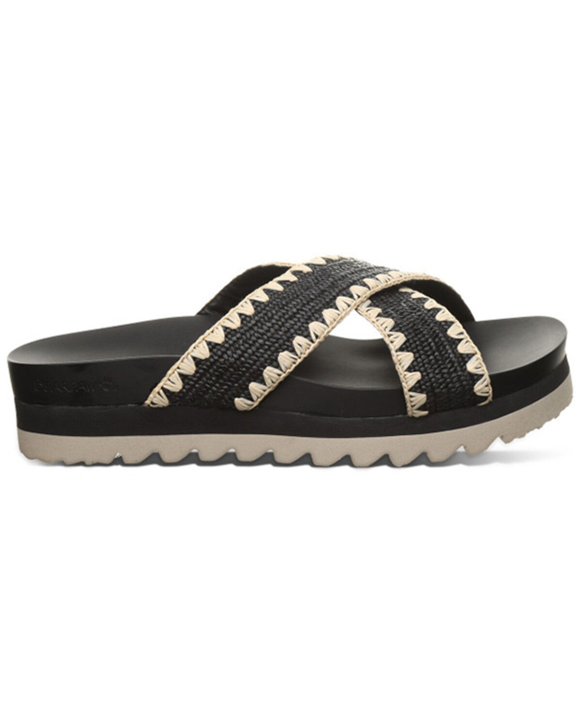 Image #2 - Bearpaw Women's Carina Platform Sandals, Black, hi-res