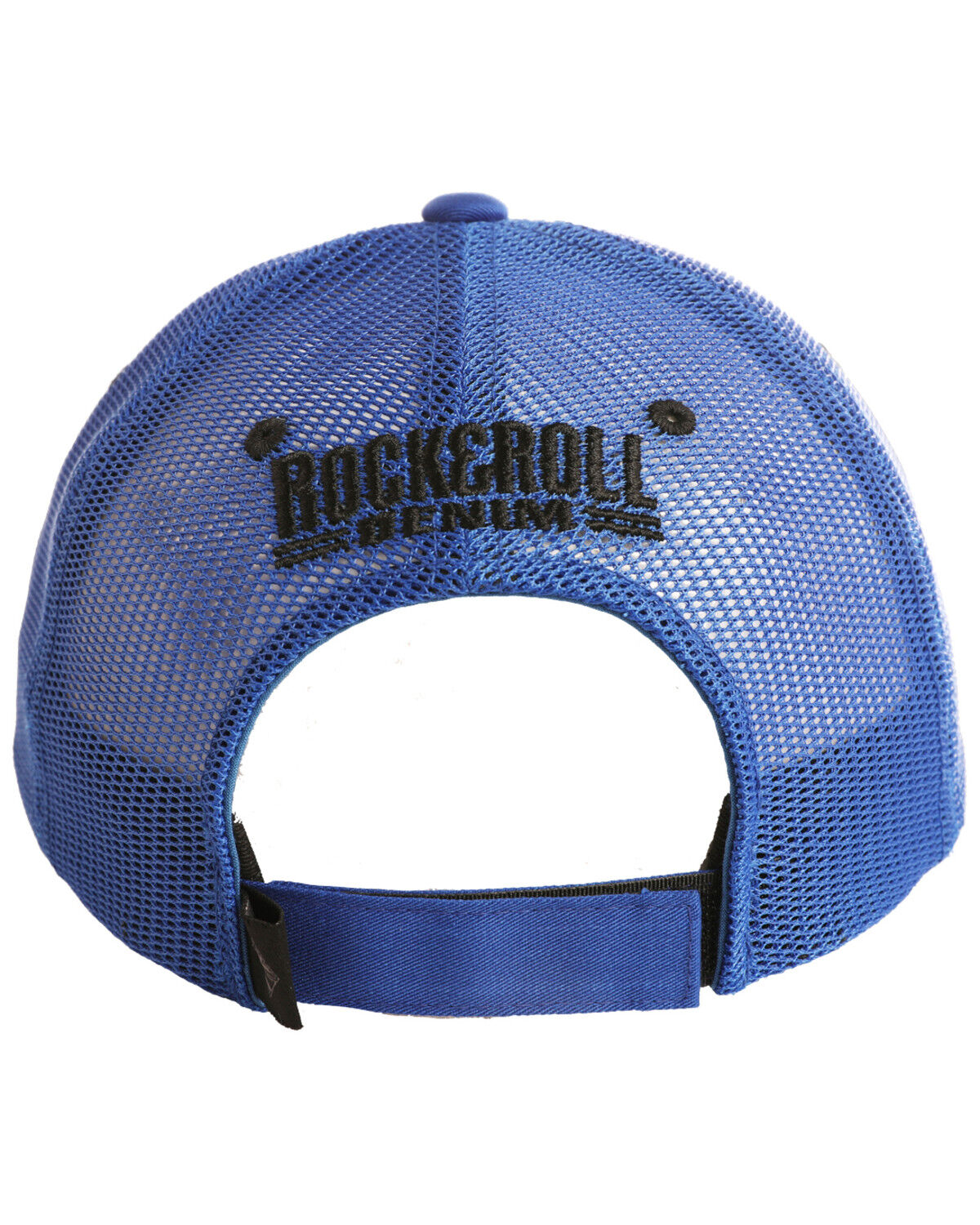 Image #3 - Rock & Roll Denim Men's Rubber Logo Patch Baseball Cap, Black, hi-res
