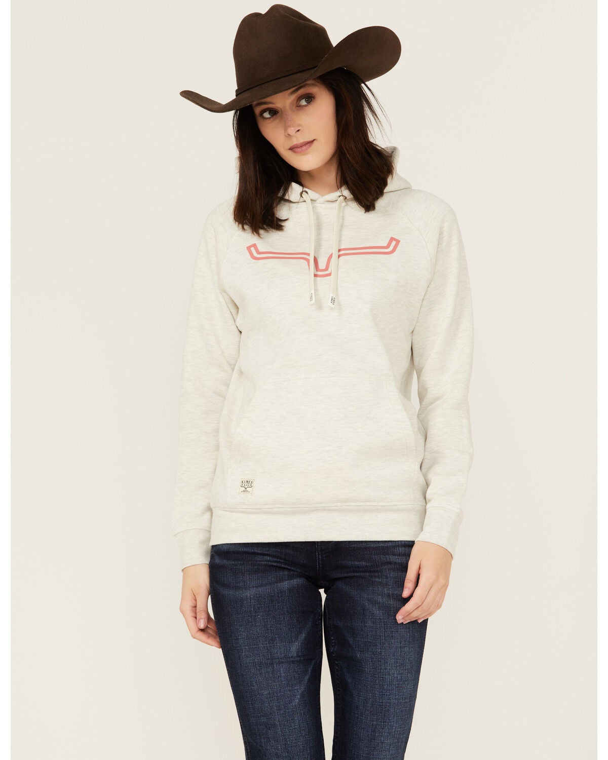 Kimes Ranch Women's Outlier Logo Hoodie, Oatmeal, hi-res