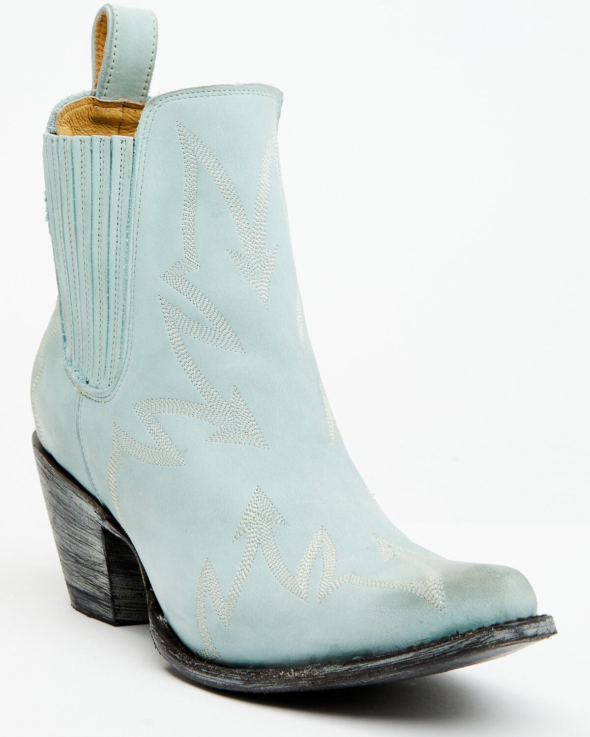 Yippee Ki Yay by Old Gringo Women's Vadia Booties - Round Toe, Blue, hi-res