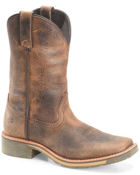 Double H Women's Trinity Western Work Boots - Soft Toe, Brown, hi-res