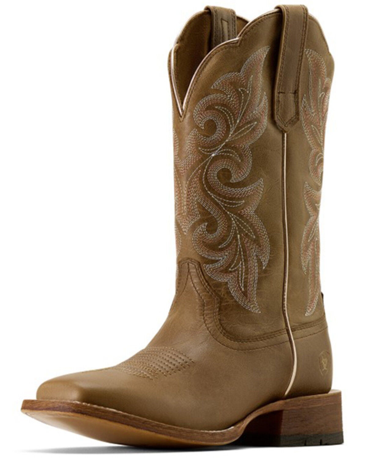Image #3 - Ariat Women's County Lane Western Boots - Broad Square Toe, Tan, hi-res