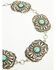 Image #4 - Shyanne Women's Thalia Turquoise Concho Chain Belt, Silver, hi-res