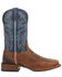 Dan Post Men's Waxy Brown Western Boots - Broad Square Toe, Brown, hi-res