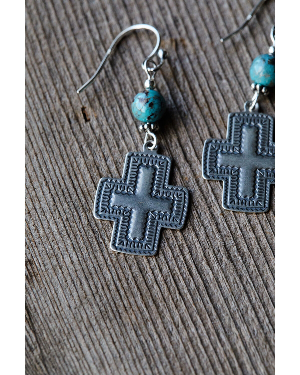 Image #3 - Paige Wallace Women's Cross Earrings, Multi, hi-res
