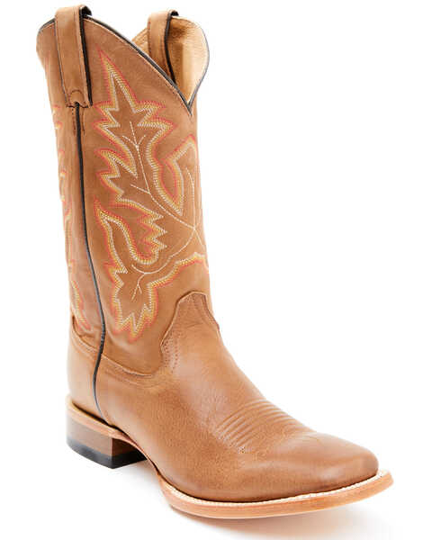 Cody James Men's Brown Stockman Western Boots - Broad Square Toe, Brown, hi-res