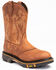 Cody James Men's 11" Decimator Western Work Boots - Soft Toe, Brown, hi-res