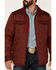 Image #3 - Kimes Ranch Men's Boot Barn Exclusive Solid Skink Zip-Front Quilted Jacket , Burgundy, hi-res