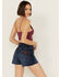 Image #4 - Fornia Women's Seamless Floral Bralette, Fuchsia, hi-res
