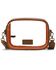 Image #1 - Wrangler Women's Clear Stadium Crossbody Bag, Brown, hi-res