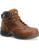 Image #1 - Carolina Men's 6" Waterproof Work Boots - Composite Toe, Brown, hi-res
