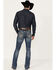 Image #3 - Stetson Men's 1014Rocker Fit Bootcut Jeans, Blue, hi-res