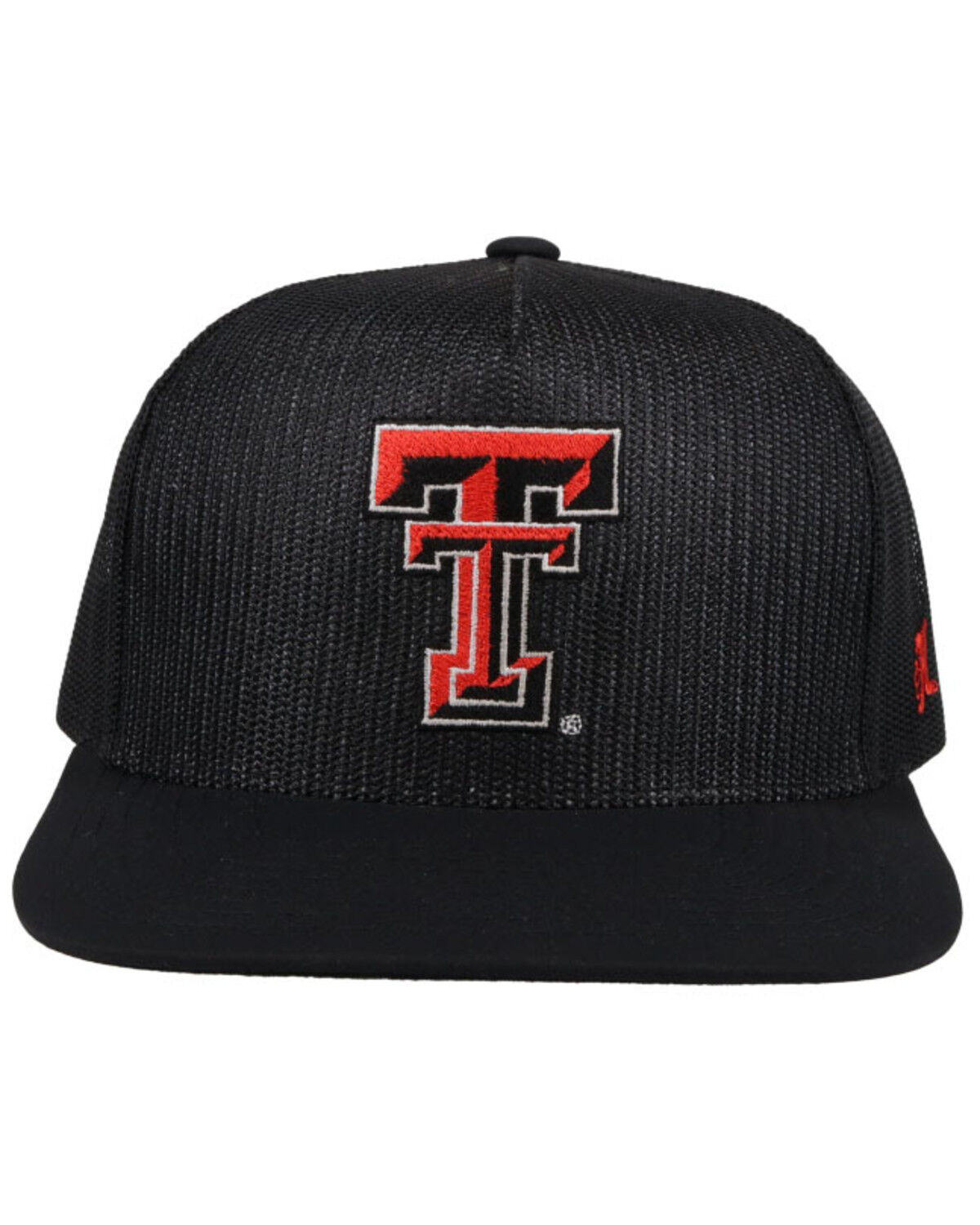 Image #3 - Hey Men's Texas Tech Logo Patch Mesh Ball Cap, Black, hi-res