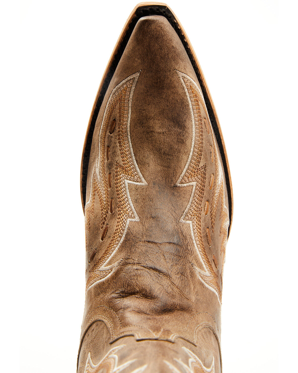 Image #6 - Dan Post Men's Racer Tall Western Boots - Snip Toe, Tan, hi-res