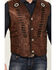 Image #3 - Kobler Leather Men's Lacing Zapata Vest, Dark Brown, hi-res
