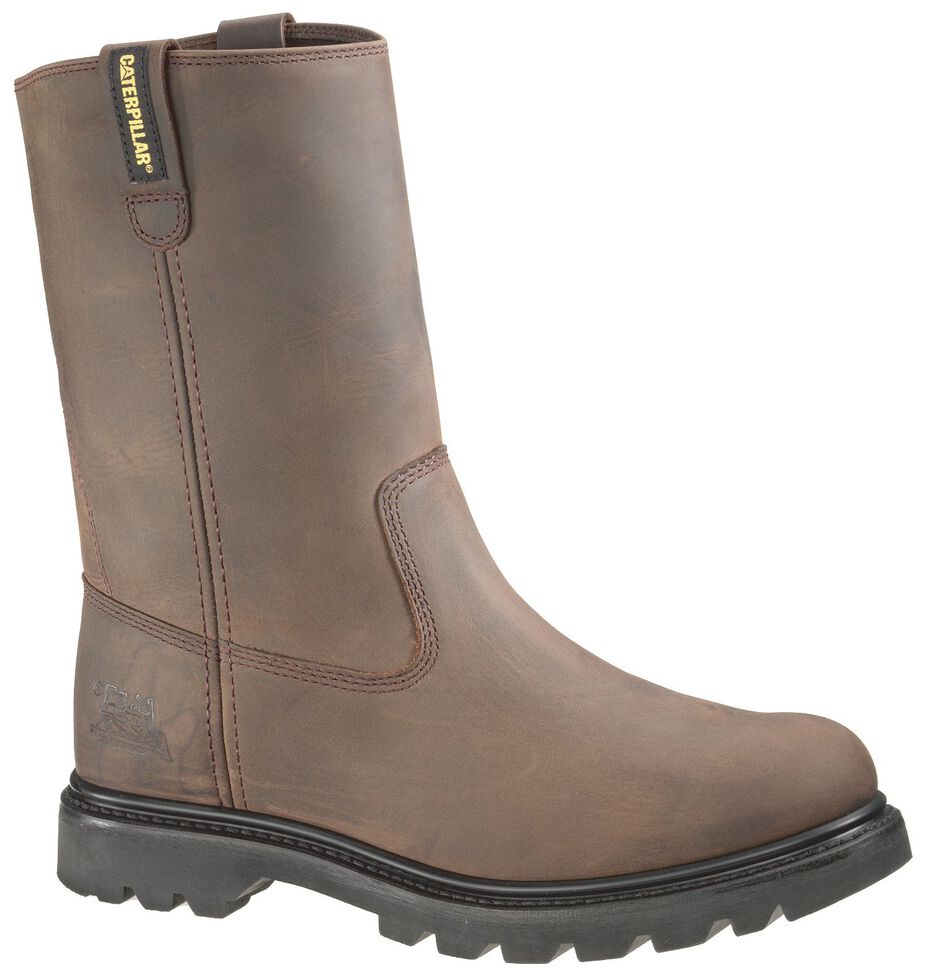 Caterpillar Revolver PullOn Work Boots Steel Toe Sheplers