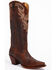 Image #1 - Shyanne Women's Mariel Floral Embroidered Studded Concho Western Boots - Snip Toe, Brown, hi-res