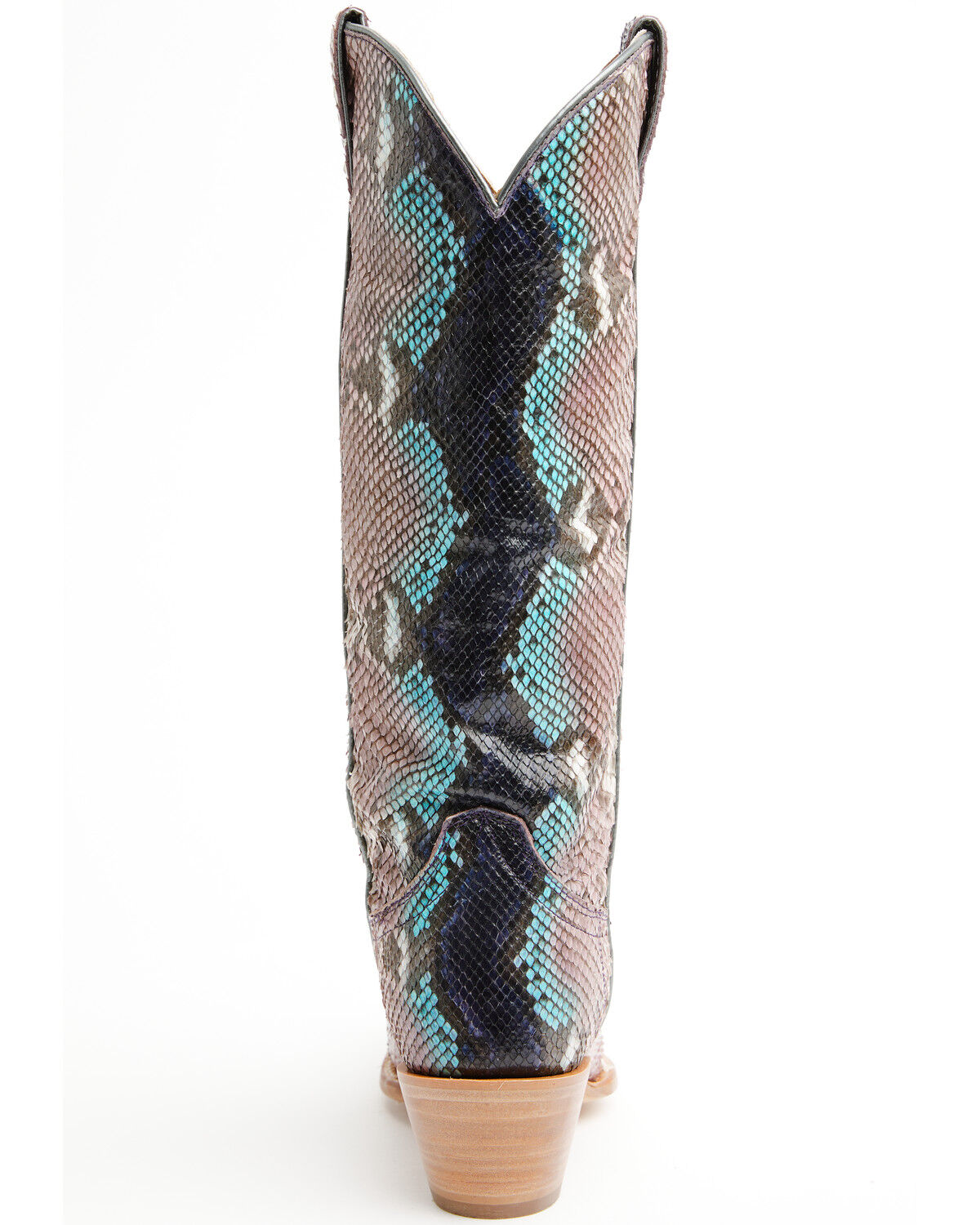 Image #5 - Idyllwind Women's Slay Exotic Python Western Boots - Snip Toe, Purple, hi-res