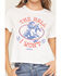 Image #3 - Girl Dangerous Women's Hell I Won't Short Sleeve Graphic Tee, White, hi-res