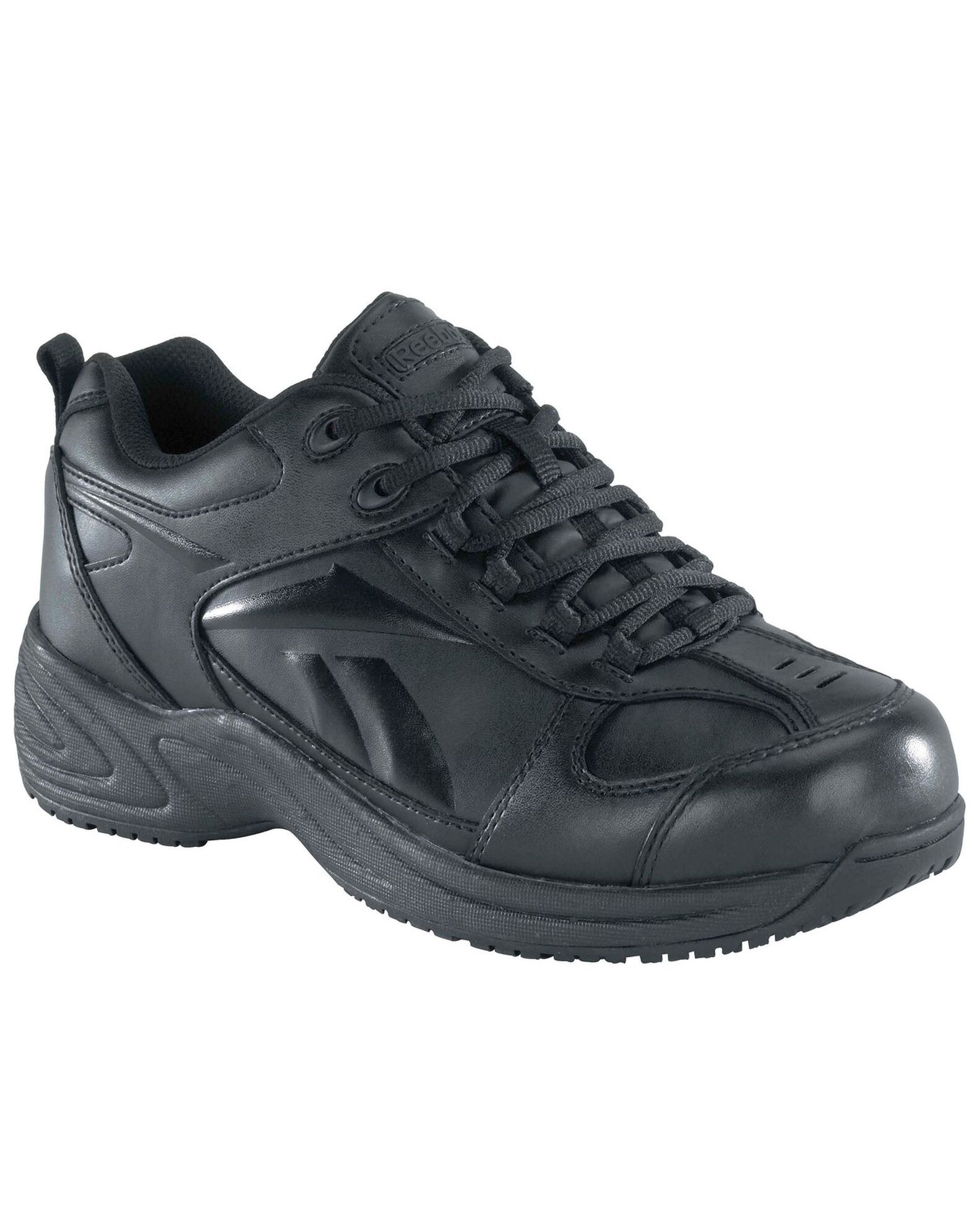 Image #1 - Reebok Men's Street Sport Jogger Oxford Work Shoes, Black, hi-res