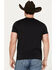 Image #4 - Rock & Roll Denim Men's Pow Pow Rodeo Short Sleeve Graphic T-Shirt, Black, hi-res