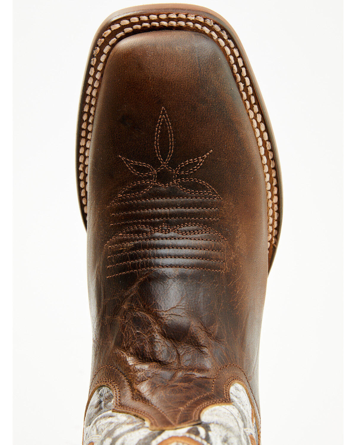 Image #6 - Dan Post Women's Tess Western Boots - Square Toe, Brown, hi-res