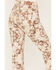 Shyanne Women's High Rise Southwestern Print Stretch Flare Jeans , Grey, hi-res