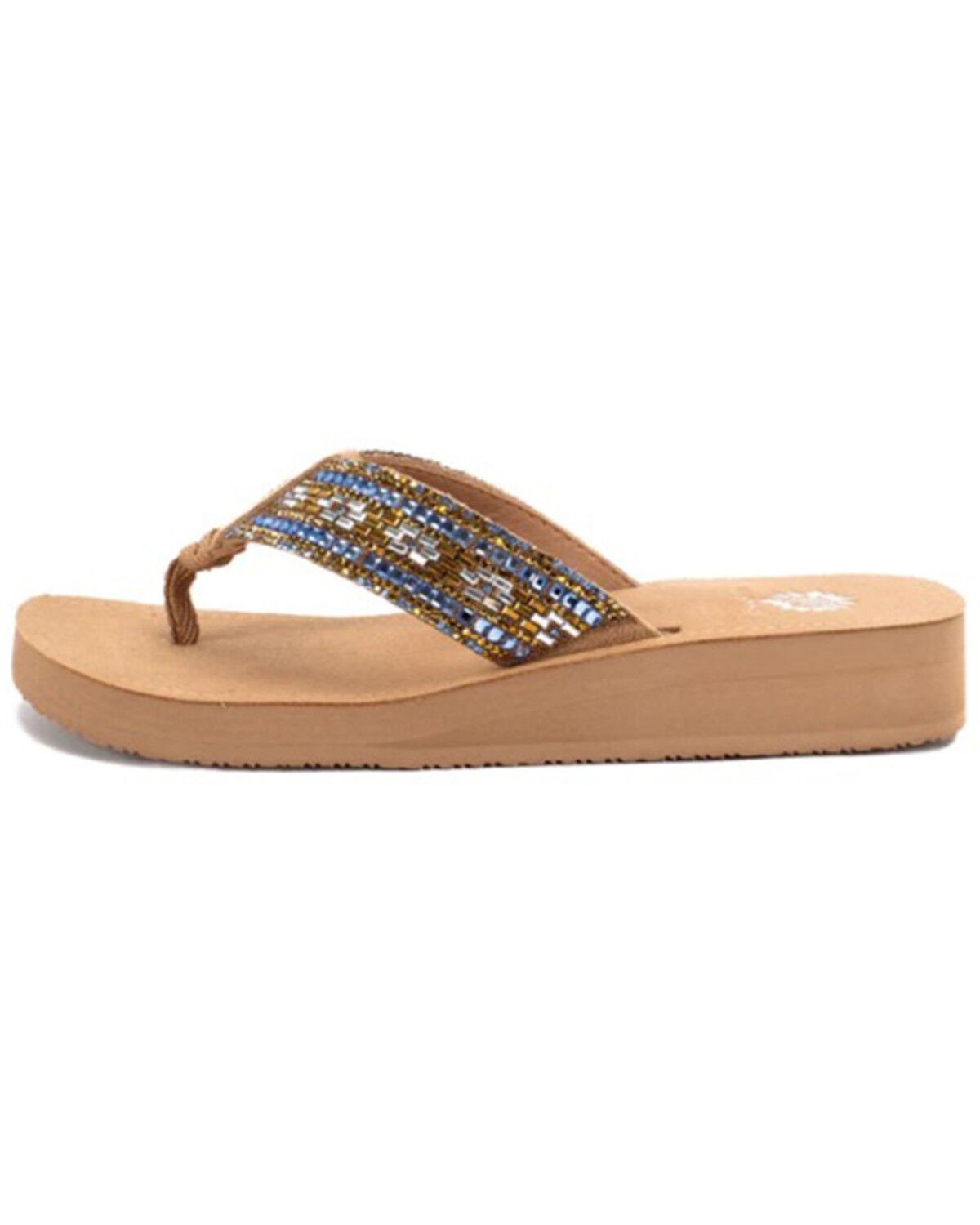 Image #2 - Yellow Box Women's Jabiru Sandals, Blue, hi-res